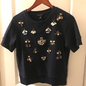 Banana Republic Jeweled Bug Top